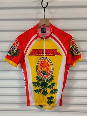 Verge Redhook Brewery Graphics 1/4 Zipper Cycling Jersey Men's L